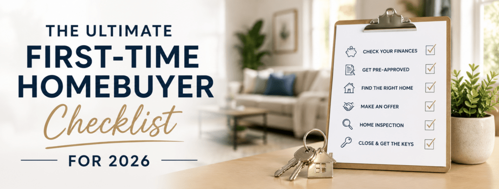 The Ultimate First-Time Homebuyer Checklist for 2026